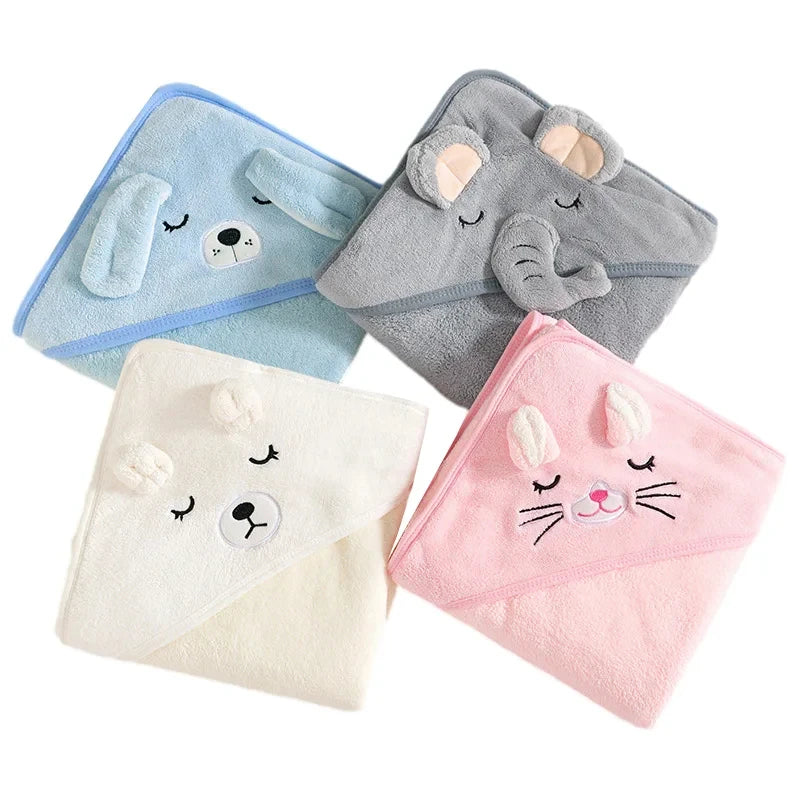 Baby Animal Bath Towel Cap