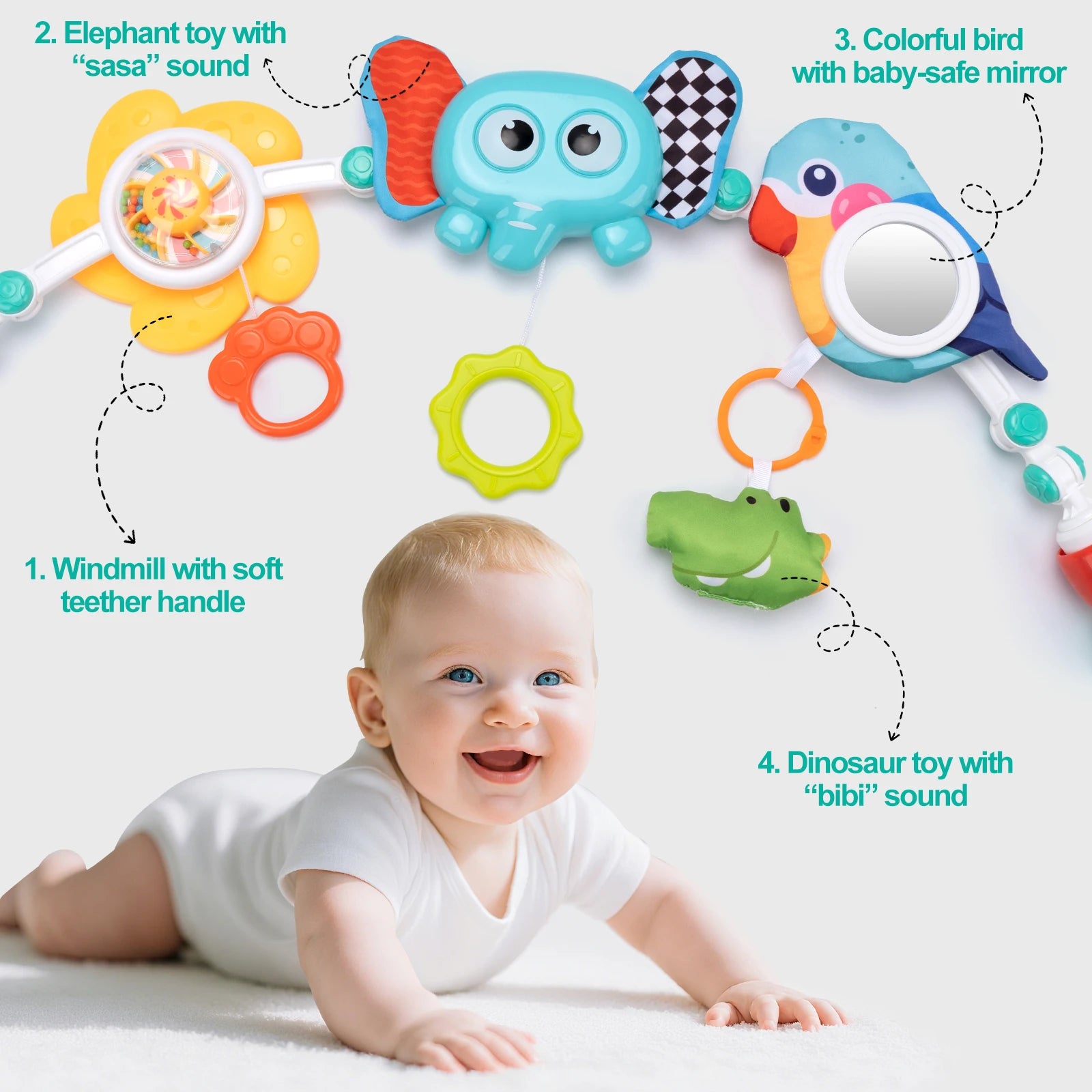 Baby Sensory Stroller Arch Toy