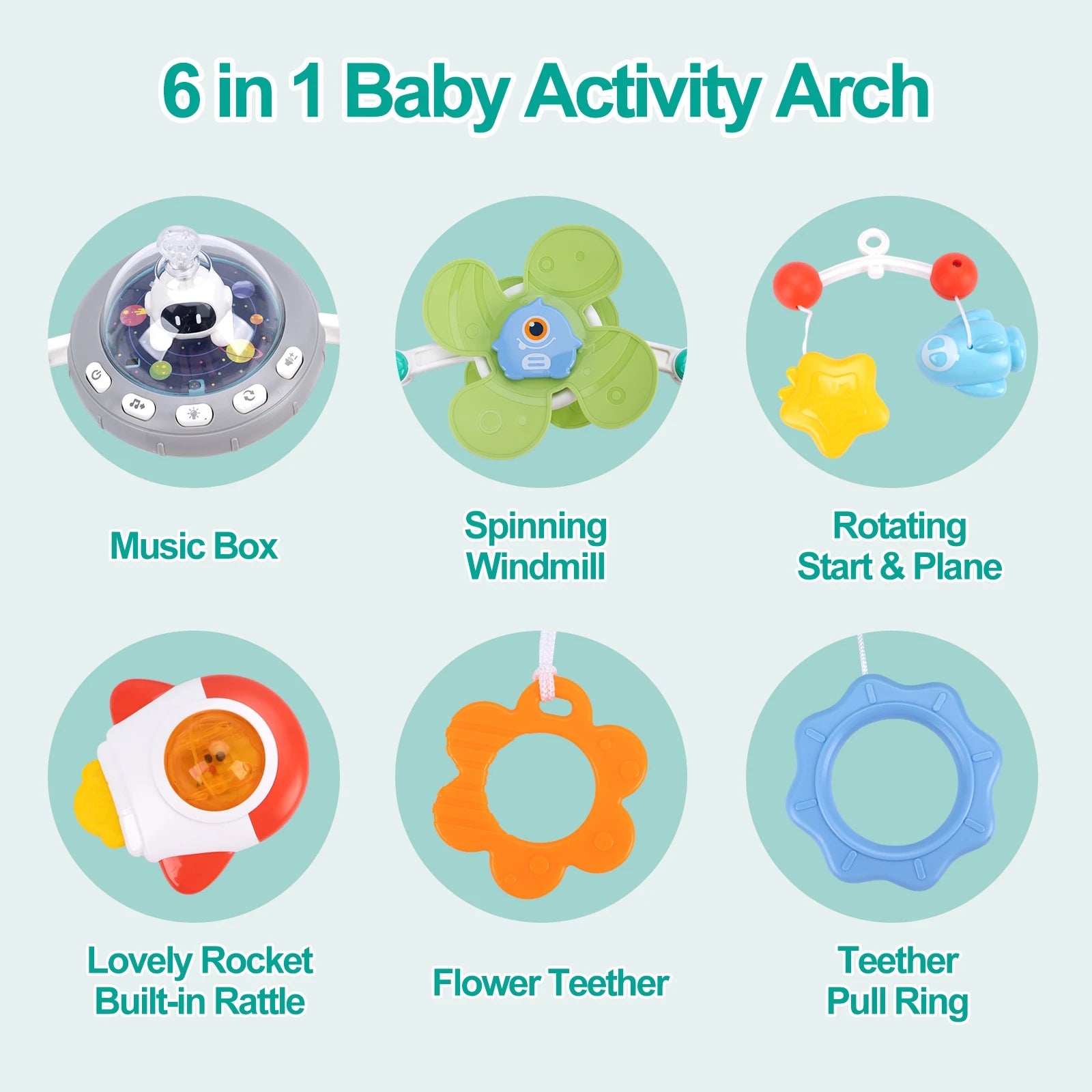 Baby Sensory Stroller Arch Toy