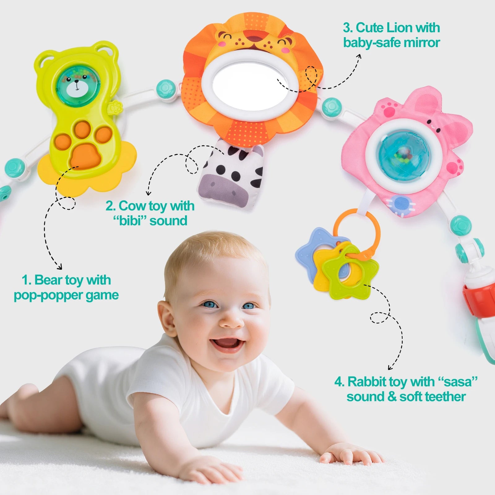 Baby Sensory Stroller Arch Toy