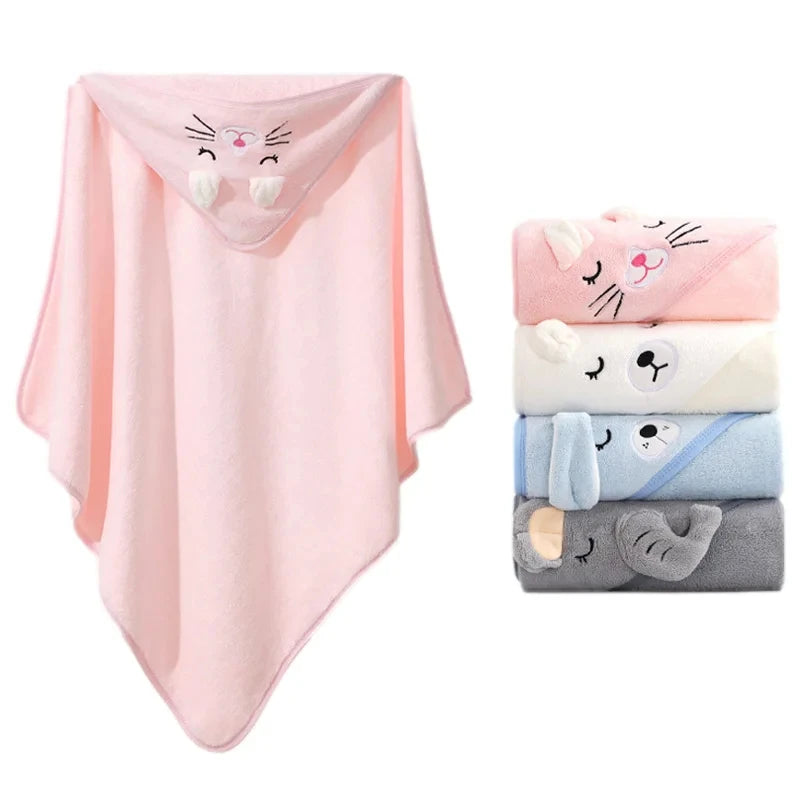 Baby Animal Bath Towel Cap
