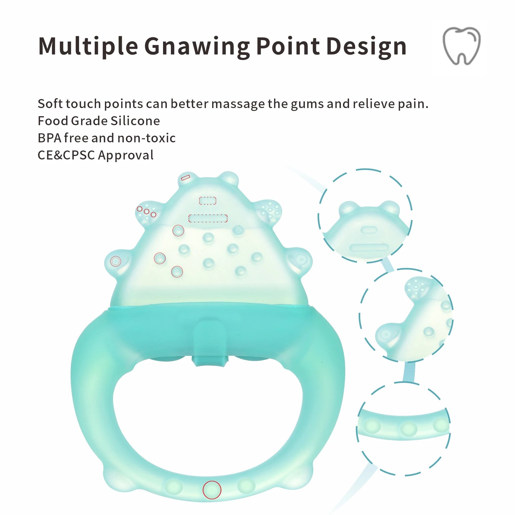Freezable Baby Silicone Teething Toys