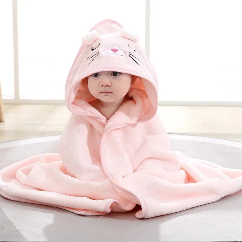 Baby Animal Bath Towel Cap