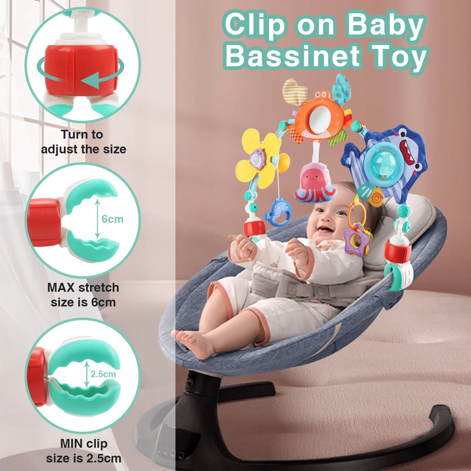 Baby Sensory Stroller Arch Toy