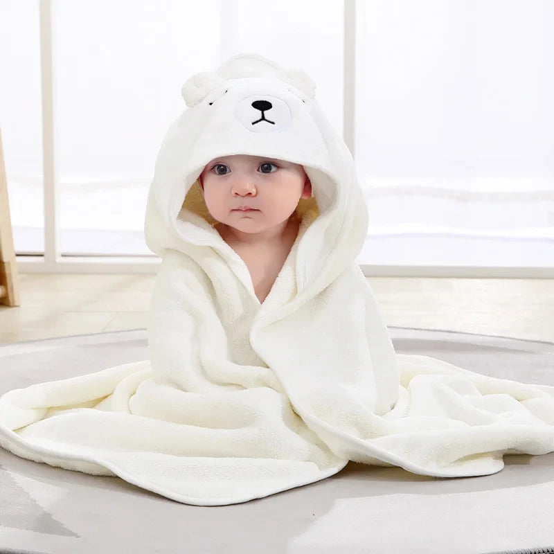 Baby Animal Bath Towel Cap